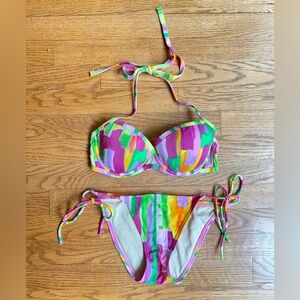 Vintage Victoria’s Secret Underwire String Bikini Set